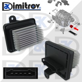 Резистор парно Abarth Alfa Romeo Citroen Fiat Jeep Opel Peugeot